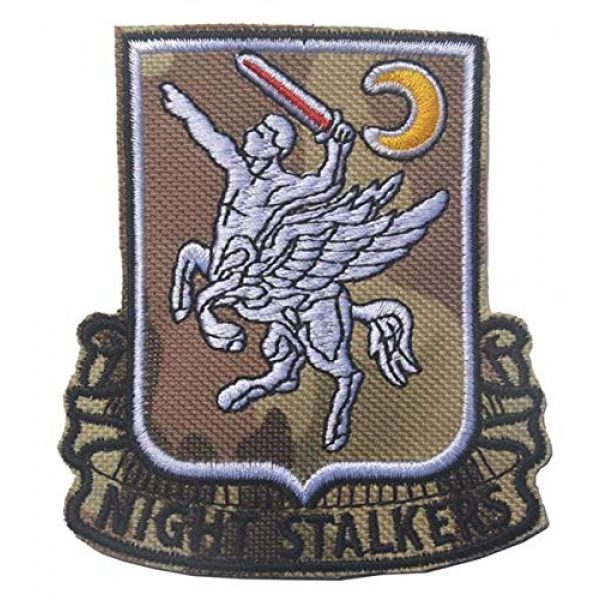 Embroidered Patch Airsoft Morale Patch 1 160th Special Operations Aviation Regiment SOAR 3D Tactical Patch Military Embroidered Morale Tags Badge Embroidered Patch DIY Applique Shoulder Patch Embroidery Gift Patch