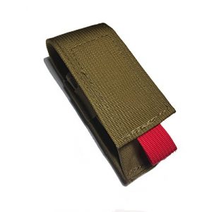 Empire Tactical USA Tactical Pouch 1 Empire Tactical USA The Coyote Brown Micro Utility Pouch w/Malice Clip American Made (Pouch only)