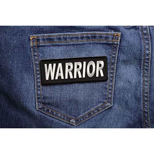 Ivamis Trading Airsoft Morale Patch 4 Warrior Patch - 4x1.5 inch. Embroidered Iron on Patch