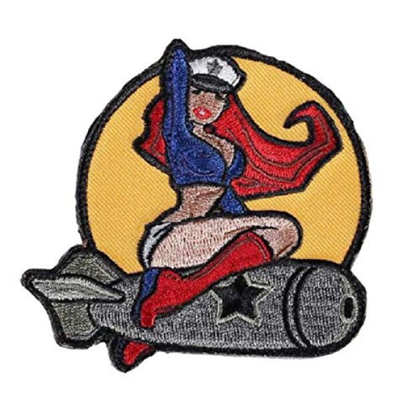 ALIPLUS Airsoft Morale Patch 3 Wwii Us Army Isaf B52 Air Pinup Girl Usa Morale Full Color Brand Patch Bomber Pinup Girl Tactical Combat Hook Badge Patch