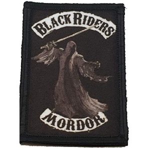 RedheadedTshirts Airsoft Morale Patch 1 Black Riders of Mordor Morale Patch Funny Tactical Military 2x3"