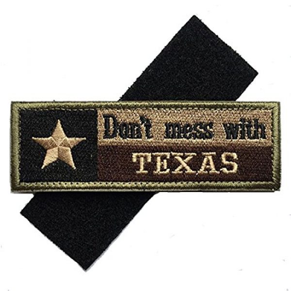Homiego Airsoft Morale Patch 7 Homiego Texas State Flag Military Tactical Morale Desert Badge Hook & Loop Embroidery Patch for Hat Backpack Jacket (Texas State Flag - D)