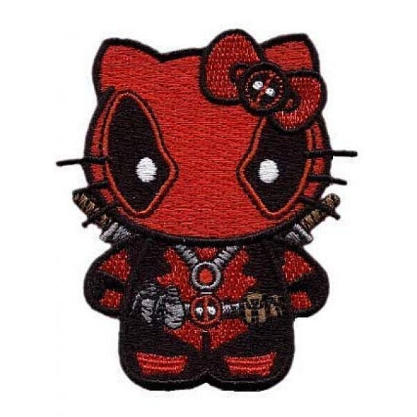 Embroidery Patch Airsoft Morale Patch 1 Hello Kitty Patch Military Hook Loop Tactics Morale Embroidered Patch