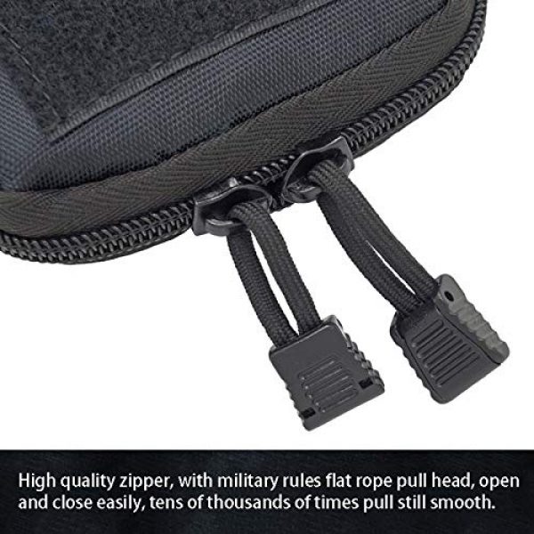 A0ZBZ Tactical Pouch 3 A0ZBZ Tactical Pouch Bag, Portable First Aid Pouch, Tactical Nylon Pouch Belt Bag for Outdoor Hiking Camping Trekking Hunting