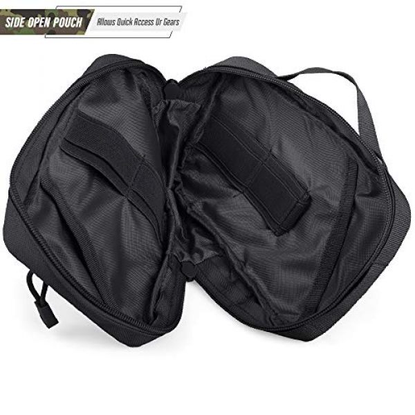 LIVANS Tactical Pouch 5 LIVANS Tactical EDC Molle Pouch, Medical EMT Pouch Quick Rip-Away First Aid Pouches, Blowout Utility Bag Perfect for Emergency, Medical, Survival, Trauma, Travel