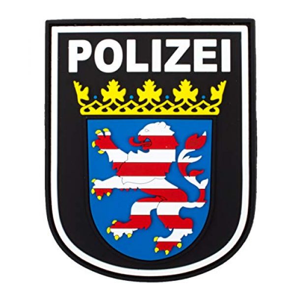 Jackets To Go Airsoft Morale Patch 1 Jackets To Go JTG German Police Hessen 3D Patch - fullcolor