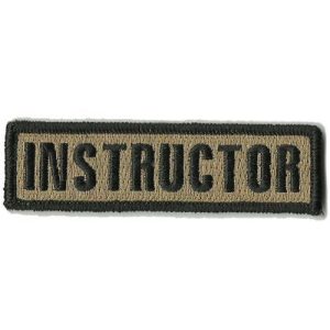 Gadsden and Culpeper Airsoft Morale Patch 1 Instructor Tactical Hat Patch - Coyote