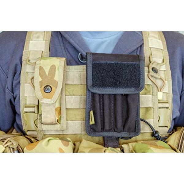 JustGoodKit Tactical Pouch 6 JustGoodKit Tactical Pencil Pouch, EDC Pocket Protector, EDC Organizer, Tactical Belt Pouch, Tactical Backpack Accessories, Deployment Gift, EDC Pocket Pouch secures Writing Tools in Reach