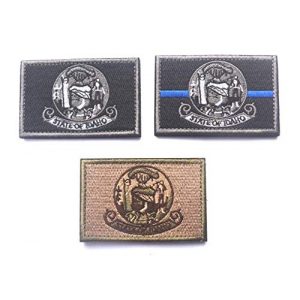 Tactical Embroidery Patch Airsoft Morale Patch 1 State Flag of Idaho Embroidery Patch Military Tactical Morale Patch Badges Emblem Applique Hook Patches for Clothes Backpack Accessories