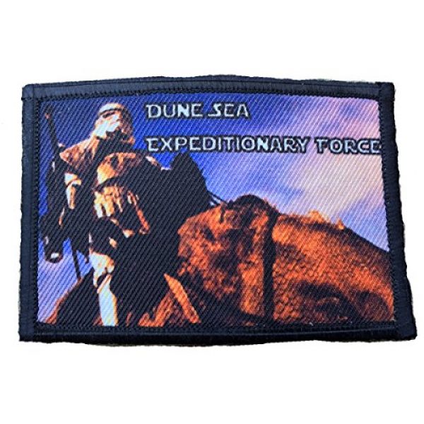 RedheadedTshirts Airsoft Morale Patch 1 Star Wars Stormtrooper Dune Sea Expeditionary Force Morale Patch. Perfect for your Tactical Military Army Gear, Backpack, Operator Baseball Cap, Plate Carrier or Vest. 2x3" Patch. Made in the USA