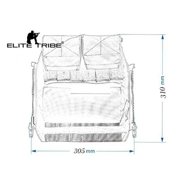 Paintball Equipment Airsoft Tactical Vest 3 Paintball Equipment Tactical Molle Backpack Pouch by Zip for Vest