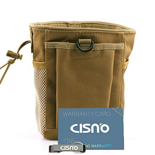 CISNO Tactical Pouch 7 CISNO Military Small Molle Belt Tactical Magazine Dump Drop Reloader Pouch Bag W/Mesh