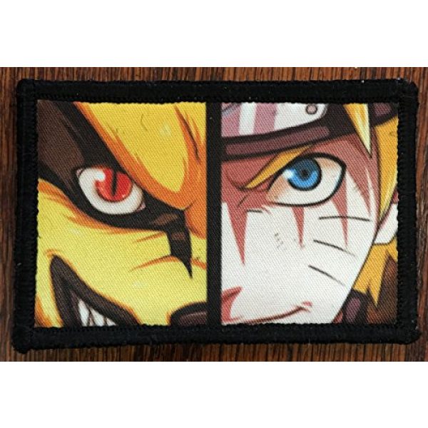 RedheadedTshirts Airsoft Morale Patch 2 Manga Naruto Morale Patch. Perfect for Your Tactical Military Army Gear. 2x3" Hook and Loop Patch. Made in The USA