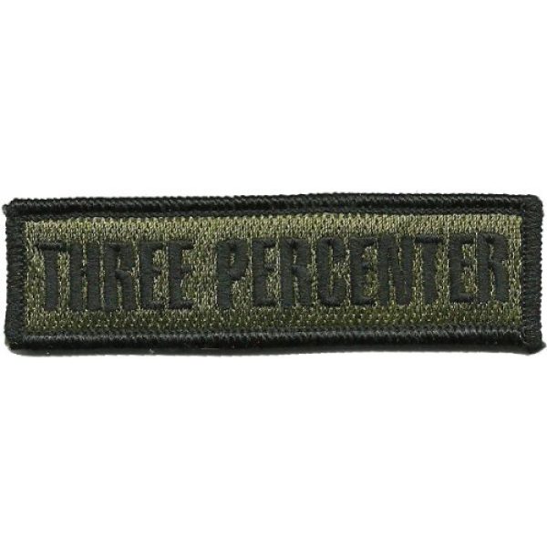 Gadsden and Culpeper Airsoft Morale Patch 1 Three Percenter Tactical Morale Patch - Olive Drab