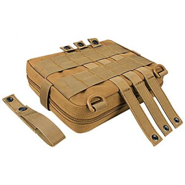 IronSeals Tactical Pouch 5 IronSeals Multipurpose Tactical Utility Bag, Tactical Molle Pouch, Medical EMT Bag, Molle EDC Pouch
