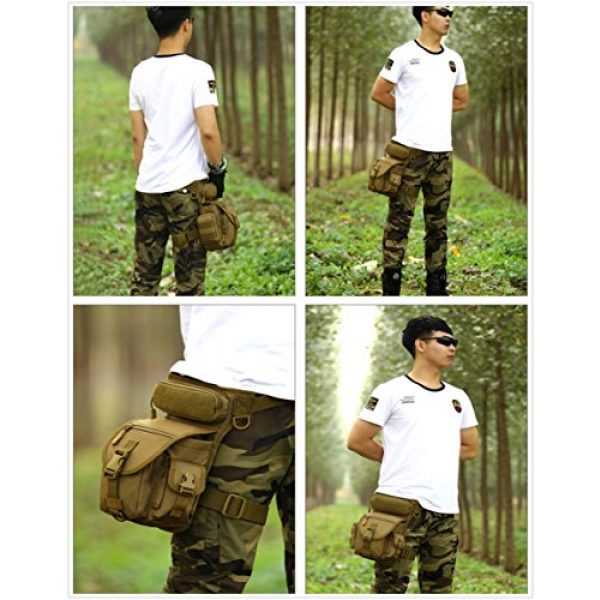 Protector Plus Tactical Pouch 7 Protector Plus Tactical Drop Leg Bag Military Fanny Tool Thigh Pack MOLLE Panel Utility Pouch Cross Over Leg Rig Versipack