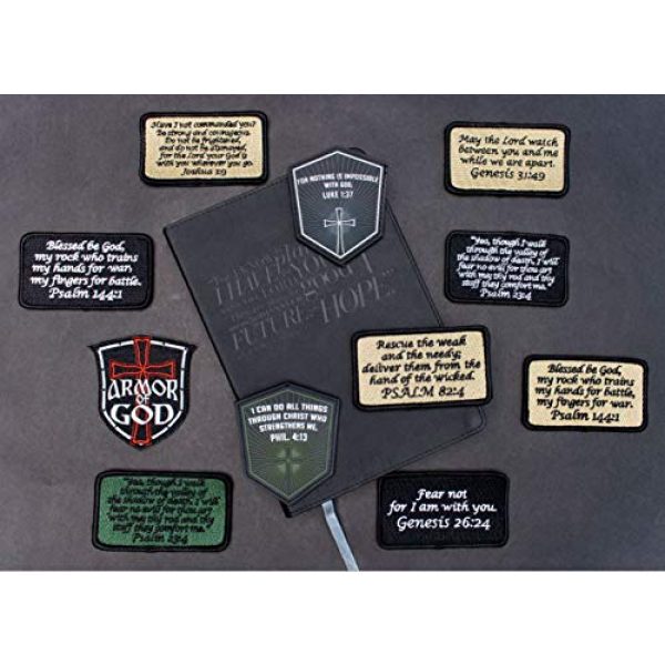 BASTION Airsoft Morale Patch 4 BASTION Morale Patches (Psalm 82:4, Black) | 3D Embroidered Patches with Hook & Loop Fastener Backing | Well-Made Clean Stitching | Christian Patches Ideal for Tactical Bag, Hats & Vest
