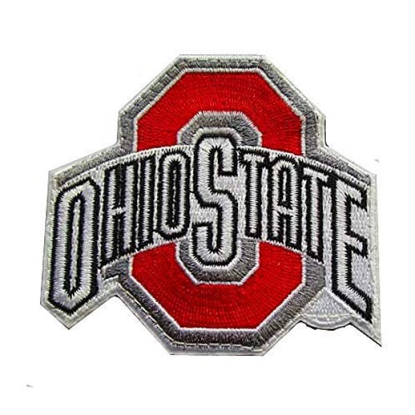 Embroidery Patch Airsoft Morale Patch 1 Ohio State Buckeyes Military Hook Loop Tactics Morale Embroidered Patch