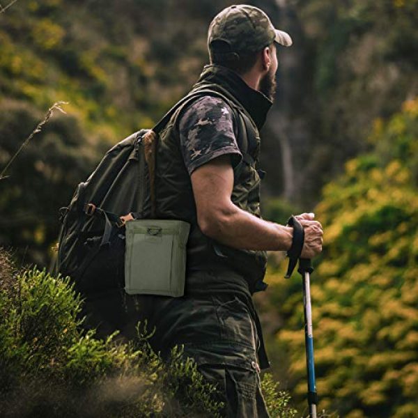 Boao Tactical Pouch 3 2 Pieces Molle Pouches Tactical Molle Dump Pouch Drawstring Magazine Dump Pouch Utility Waist Bag for Outdoor Supplies