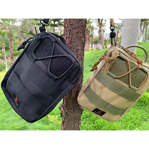 ROARING FIRE Tactical Pouch 5 ROARING FIRE Ember Molle Gadget EDC Compact Pocket Organizer Pouch