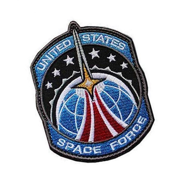 Embroidery Patch Airsoft Morale Patch 2 US Space Force Military Hook Loop Tactics Morale Embroidered Patch