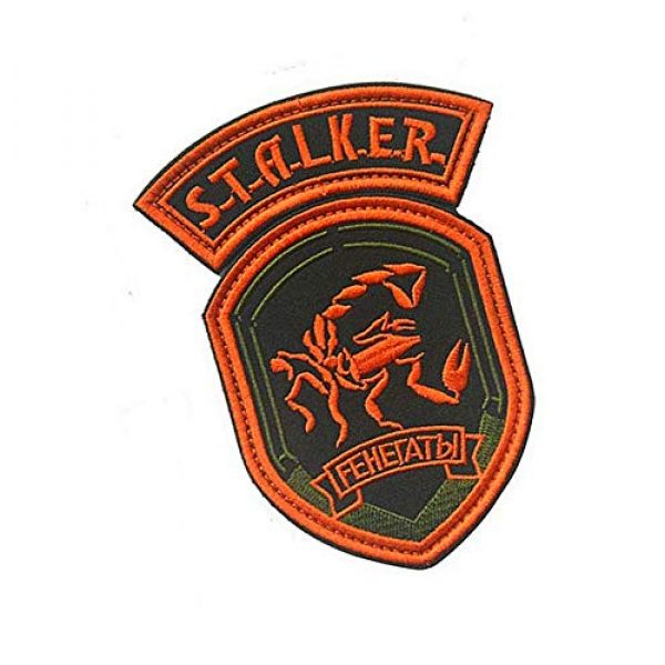 Embroidery Patch Airsoft Morale Patch 2 2 Pieces Stalker S.T.A.L.K.E.R. Factions Renegades Shadow of Chernobyl Military Hook Loop Tactics Morale Embroidered Patch