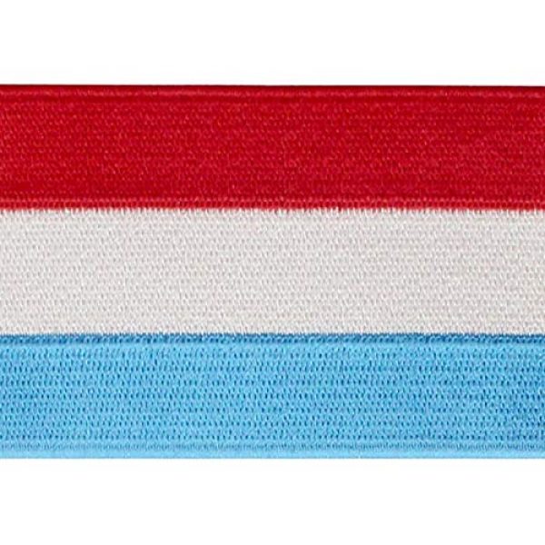EmbTao Airsoft Morale Patch 2 EmbTao Luxembourg Flag Patch Embroidered National Morale Applique Iron On Sew On Luxembourgish Emblem