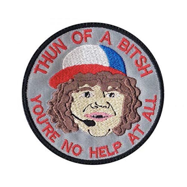 Tactical Patch Works Airsoft Morale Patch 1 Dustin Son Thun Of A Bitsh Stranger Things Inspired Art Patch