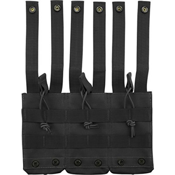BARSKA Tactical Pouch 3 BARSKA Loaded Gear Tactical Triple Stacker Open Top Magazine M4 M16 AR15 Molle Mag Pouch