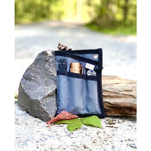 Iceboxx Tactical Pouch 4 Iceboxx EDC Pocket Organizer - Car EDC Organizer - Everyday Carry Slip Dump Organizer for Men - Quick Access Design with Multiple Pockets - Organizer Slip Pouch Case for Knife, Flashlight, Tools