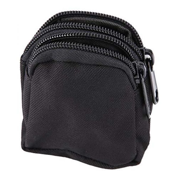 Alomejor Tactical Pouch 2 Alomejor Tactical Hanging Bag Sports Mini Waterproof Nylon Waterproof Waist Bag Outdoor Portable Storage Pouch