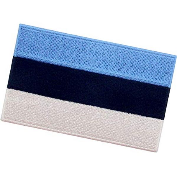 EmbTao Airsoft Morale Patch 4 EmbTao Estonia Flag Patch Embroidered National Morale Applique Iron On Sew On Estonian Emblem