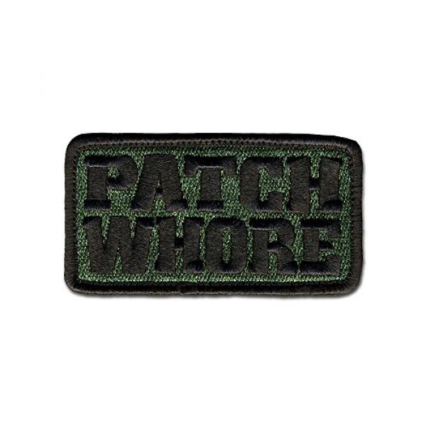 BASTION Airsoft Morale Patch 1 BASTION Morale Patches (Patch Whore, ODG) | 3D Embroidered Patches with Hook & Loop Fastener Backing | Well-Made Clean Stitching | Military Patches Ideal for Tactical Bag, Hats & Vest