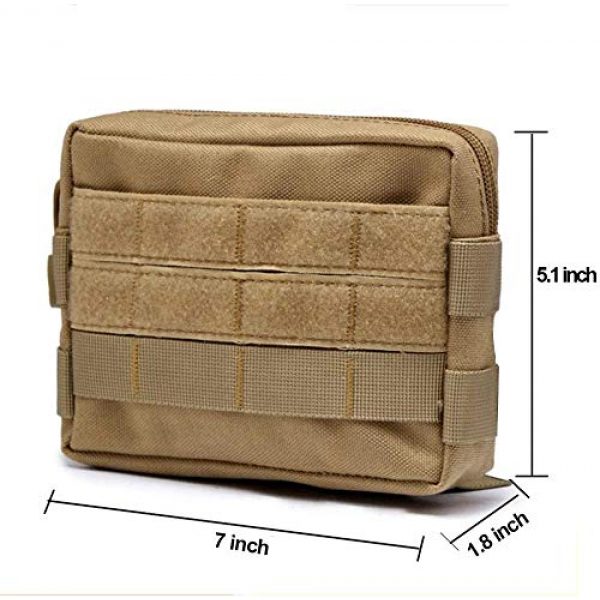Semper Paratus Tactical Pouch 4 Semper Paratus Gear Molle Pouch, Tactical Admin Pouch Compact EDC Utility Gadget Gear Pouch Military Carry Accessory Belt Hanging Waist Bag Gifts for Men