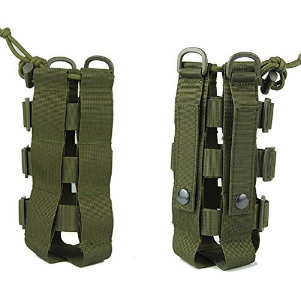 wavewave Tactical Pouch 1 wavewave Tactical Water Bottle Pouch Oxford Cloth 0.5L-2.5L Military Canteen Kettle Bag Cover Holster for Outdoor Travel