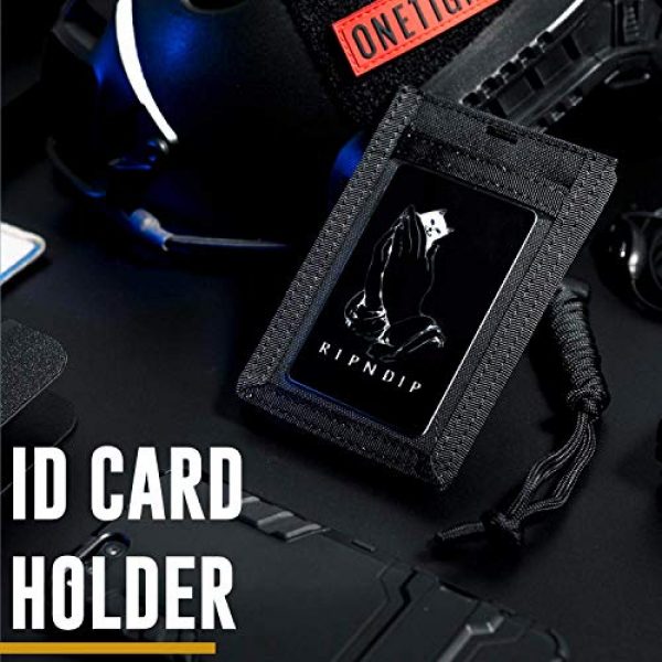 OneTigris Tactical Pouch 2 OneTigris Tactical ID Card Holder Hook & Loop Patch Badge Holder & Tactical Pouch 8" x 5" x 2.5" MOLLE Utility Pouch