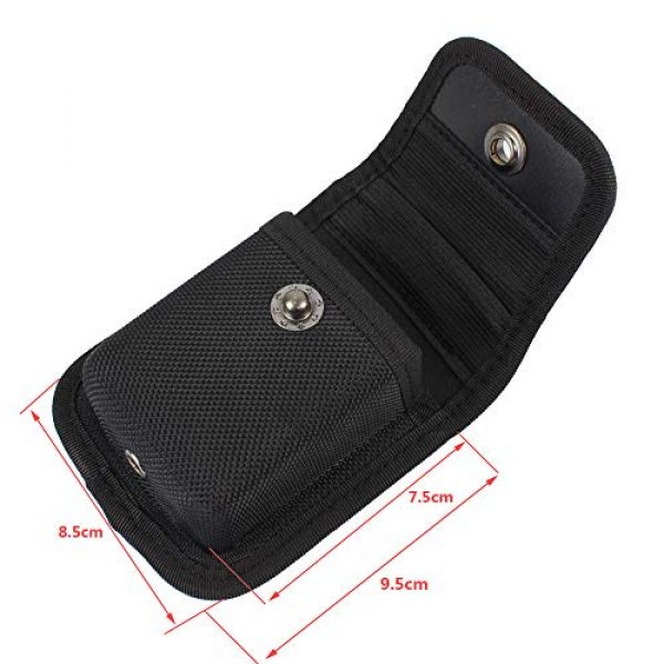 Lytharvest Tactical Pouch 3 Lytharvest Molded Pager/Glove Pouch, Nylon Molded Latex Glove Pouch for Duty Belt,Pager Holder Duty Belt, EMT Pager Glove Pouch Protective for Most Compact pagers or Latex Gloves,Snap Closure