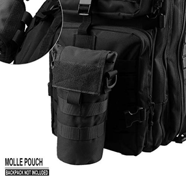 AMYIPO Tactical Pouch 4 AMYIPO Folding Water Bottle Pouch Molle Tactical Holder Storage Bag for 32oz Carrier