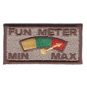 Popular Patch Airsoft Morale Patch 1 Desert Fun Meter Patch