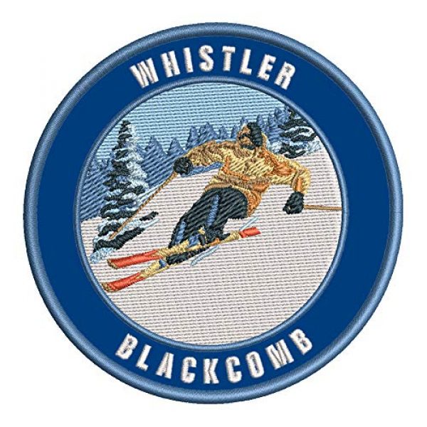 Appalachian Spirit Airsoft Morale Patch 1 Whistler Blackcomb, British Columbia Ski Restort Mountain Embroidered Premium Patch DIY Iron-on or Sew-on Decorative Badge Emblem Vacation Souvenir Travel Gear Clothes Appliques