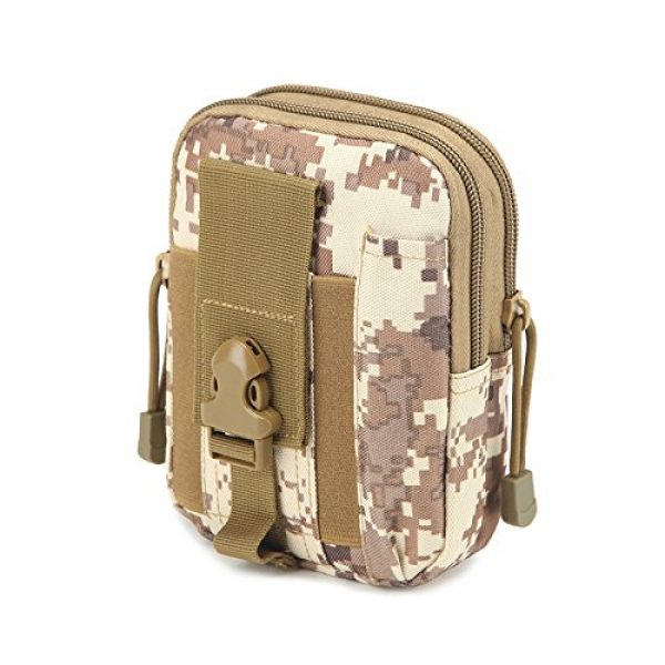 NEDVI Tactical Pouch 1 NEDVI Tactical Waist Pack Multi-Purpose EDC Pouch Bag, Radio Cases Cell Phone Holster,Tactical Bag Pouch Fanny Pack Pocket for Sports Travel Hiking Running Cycling Camping