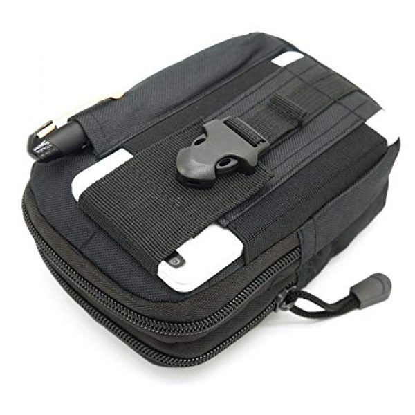 Majoxin Tactical Pouch 5 Majoxin Universal Outdoor Tactical Military Waist Belt Bag Wallet with Zipper Multifunction Phone Pouch Bag for Men