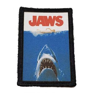 RedheadedTshirts Airsoft Morale Patch 1 Jaws Movie Poster Jones Morale Patch Funny Tactical Military 2x3"