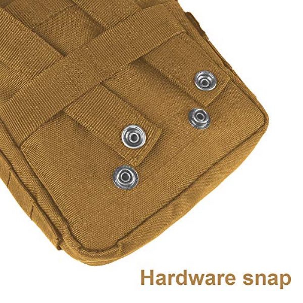 AMYIPO Tactical Pouch 4 AMYIPO Tactical Molle Admin Pouch Equipment Multi-Purpose EDC Utility Tools Bag Utility Pouches