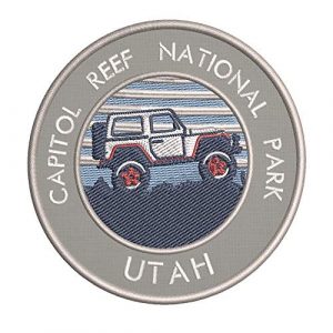 Appalachian Spirit Airsoft Morale Patch 1 Roadtrip! Capitol Reef National Park Embroidered DIY Iron on or Sew-on Decorative Patch Badge Emblem Appliques Vacation Souvenir Travel Explore More Wander Adventure Series