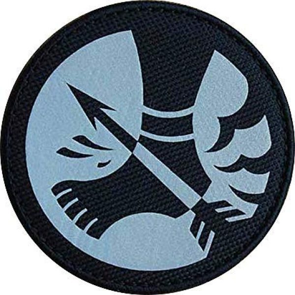 Embroidery Patch Airsoft Morale Patch 1 SCP Foundation Special Containment Procedures Foundation SCP Mobile Task Forces Omega-12 Achilles' Heels" Military Hook Loop Tactics Morale Reflective Patch