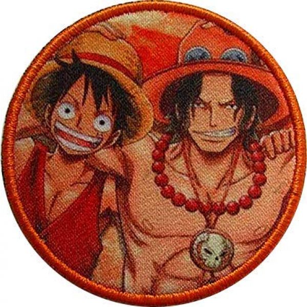Fine Print Patch Airsoft Morale Patch 1 One Piece Luffy Hook Loop Tactics Morale Printed Patch