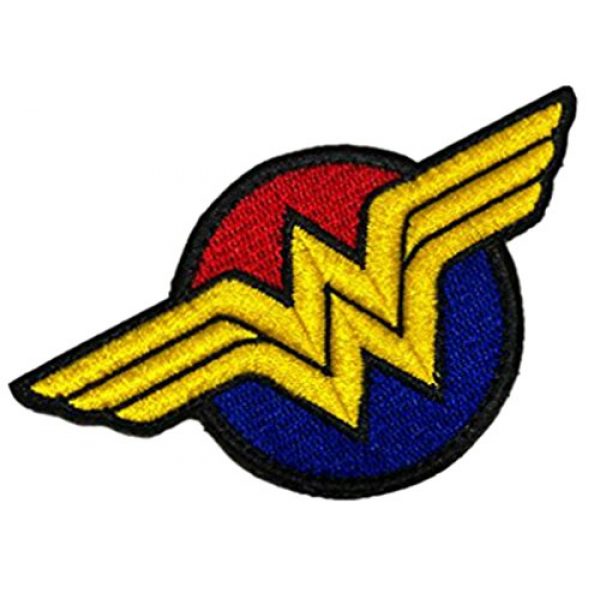 Embroidery Patch Airsoft Morale Patch 2 Wonder Woman Super Hero Tactical Military Embroidery Patch