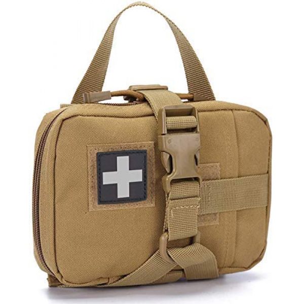 VIIDOO Tactical Pouch 2 Molle Ifak Pouch Rip Away + Tactical Pistol Gun Holster