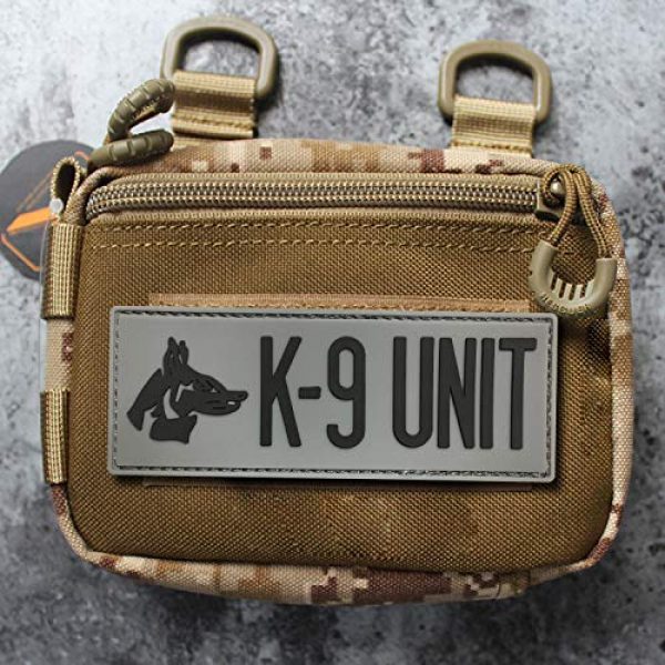 Morton Home Airsoft Morale Patch 2 Morton Home K-9 Unit 3D PVC Rubber Tactical Morale Badge Patches